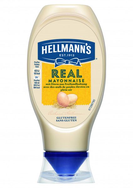 Hellmanns Real Mayonnaise 8x430ml Flasche