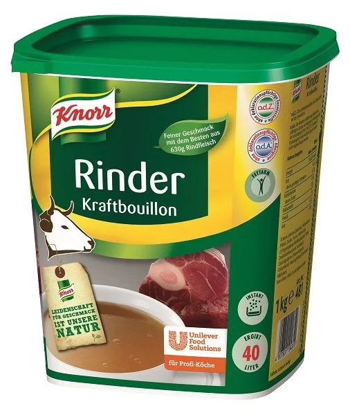 KNORR Rinder Kraftbouillon ohne Suppengrün 1Kg