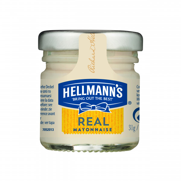 Hellmanns Mayonnaise 80x33 ml Gläschen