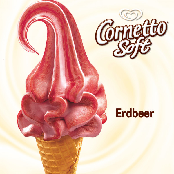 Cornetto Soft Erdbeer 15x145ml