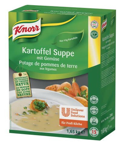 KNORR Kartoffelsuppe mit Gemüse 1,65Kg