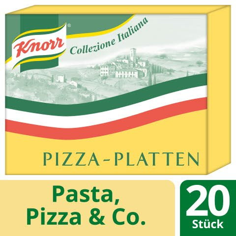 KNORR Pizza Platte vorgebacken 8Kg