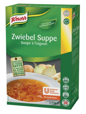 KNORR Zwiebelsuppe klar 3x2,4Kg