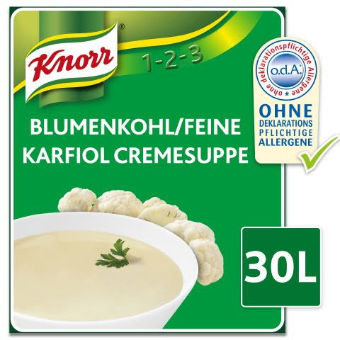 KNORR Blumenkohl Feine Karfiol Cremesuppe 2,7Kg