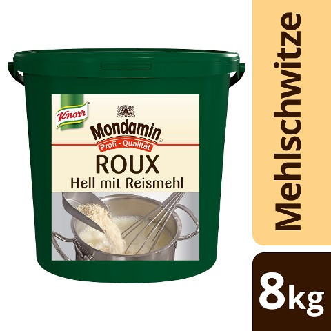 MONDAMIN Roux Mehlschwitze hell mit Reismehl 8Kg E