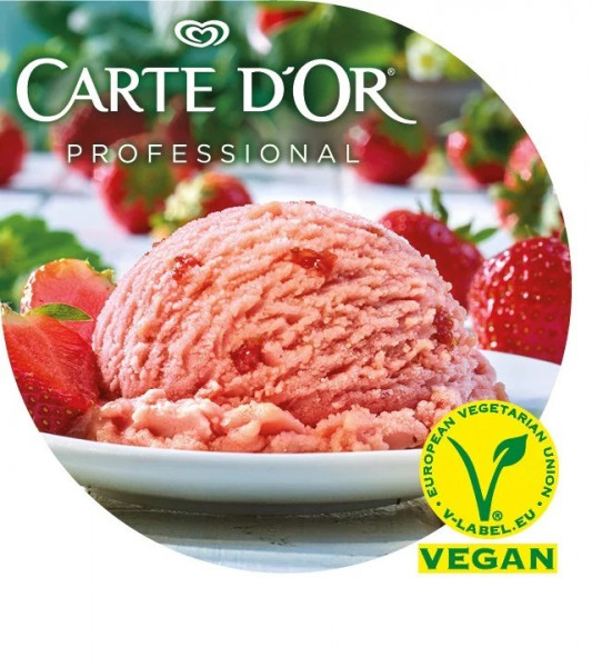 Wanne Erdbeer Sorbet Carte D&#039;or 2x2,4l