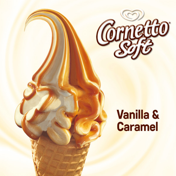 Cornetto Soft Vanille Caramel 15x145ml