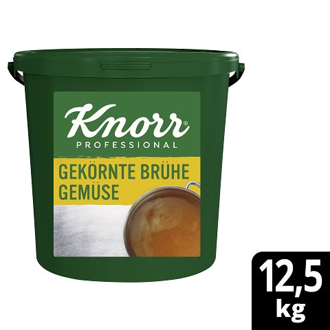 KNORR Gekörnte Brühe Gemüse ohne Suppengrün 12,5Kg